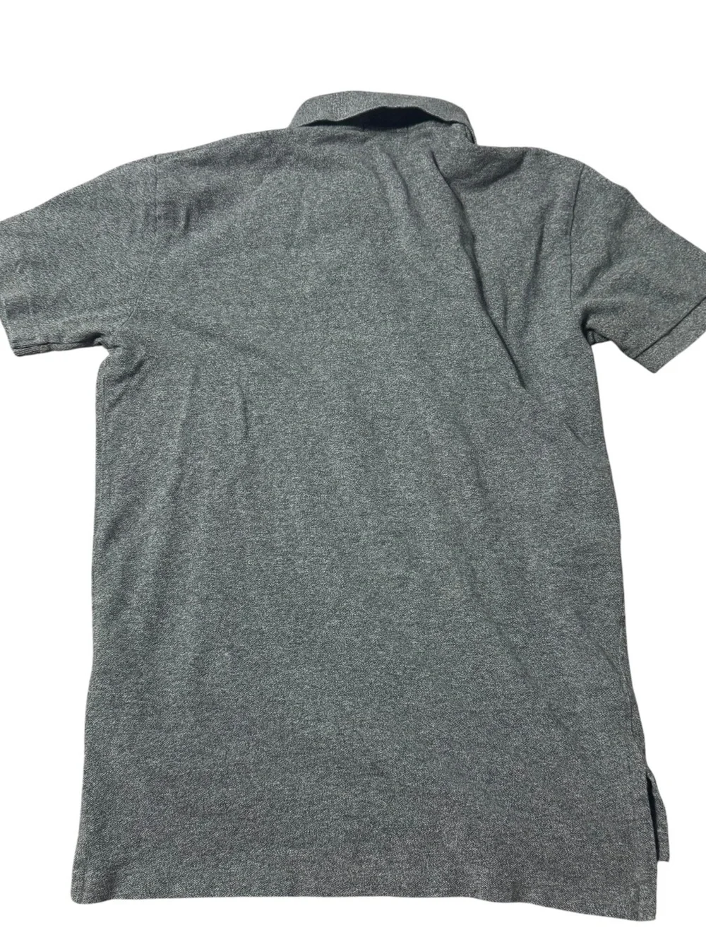 Polo Ralph Lauren Mens Polo Shirt Small S/P Heather Gray Short Sleeve Red Pony
